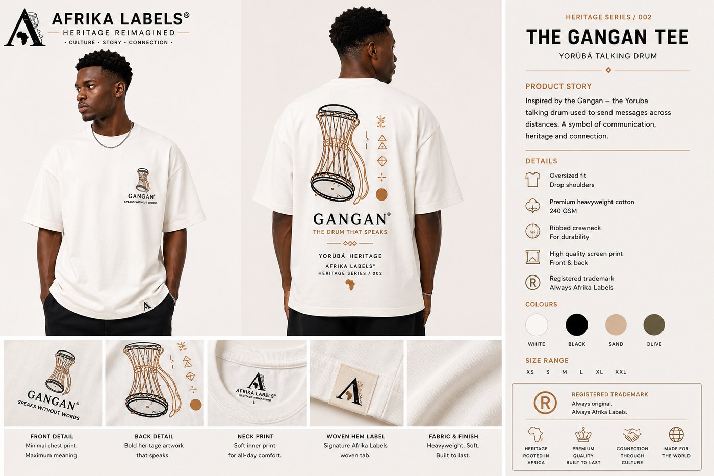 Gangan Tee garment design view